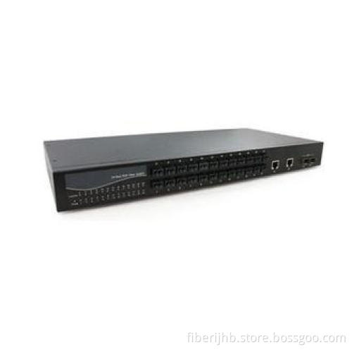3.571Mpps Gigabit TP and SFP Ports 24 Port Plastic Optical